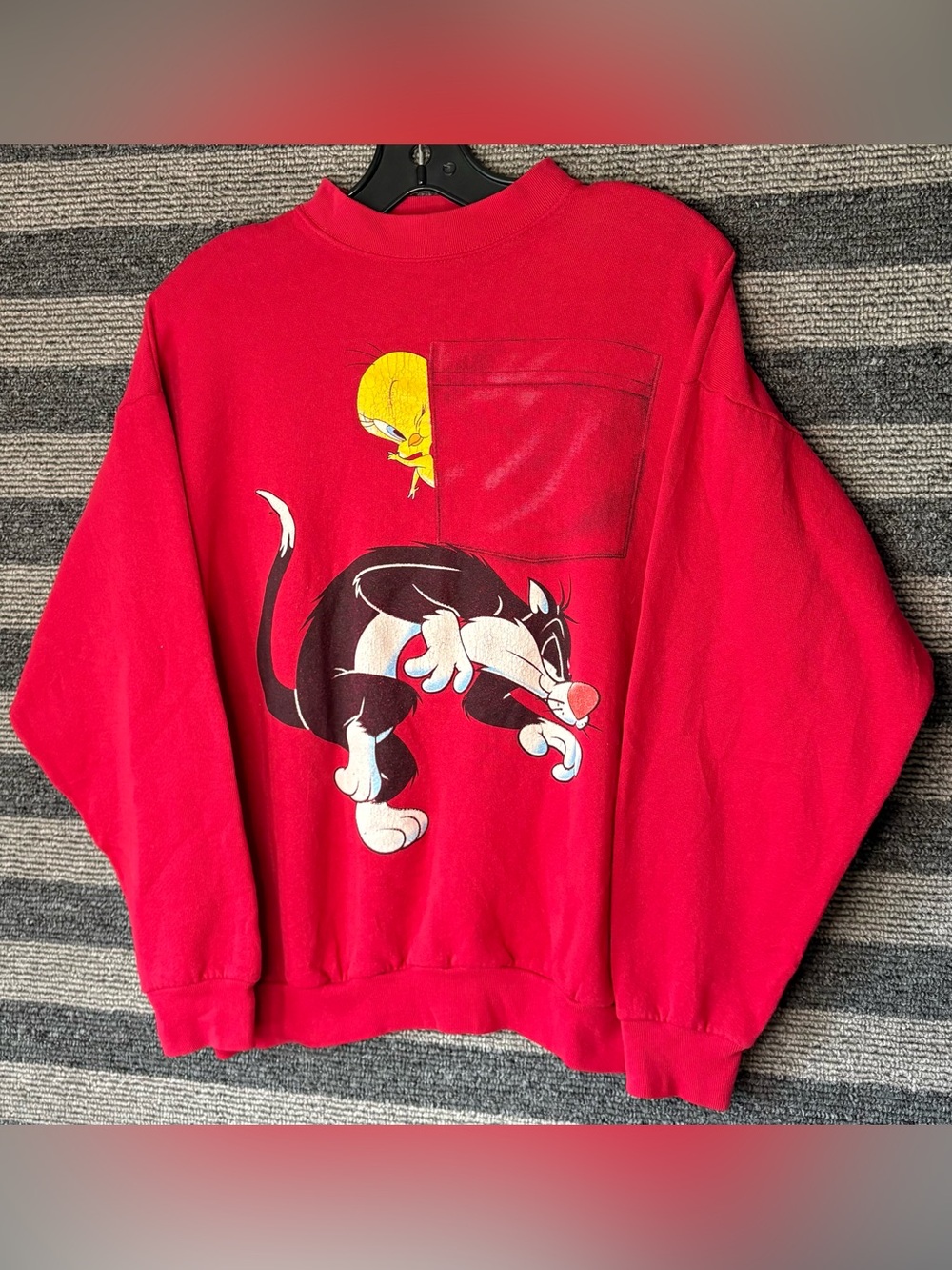 Warner Bros. Red Tweety & Sylvester Graphic Sweatshirt